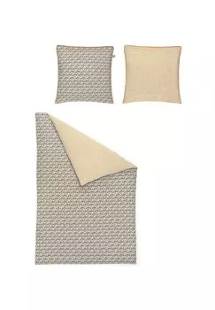 Комплект постельного белья из сатина Mako Crown-K 8382 Hilla irisette, цвет Gesamt Breite Multi