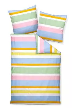 Комплект постельного белья из сатина Janine Design Mako J.D. 87069 цвет многоцветный-09 размер 240x220+2x80x80см Original Janine