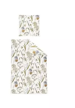 Комплект постельного белья из тонкого льна Koala 8425 Idalia irisette, цвет Gesamt Breite Multi