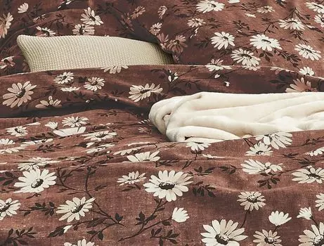 Комплект постельного белья из тонкой фланели Irisette Янина-8416 размер 135х200+80х80 см цвет красный-60