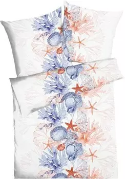 Комплект постельного белья kaeppel 208182 2-teilig, 135x1x200 см цвет marine-terra