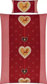 Комплект постельного белья kaeppel 72700 2-teilig, 155x1x220 см, красный