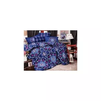 Комплект постельного белья Класи Двойной хлопковый атлас Agora v1