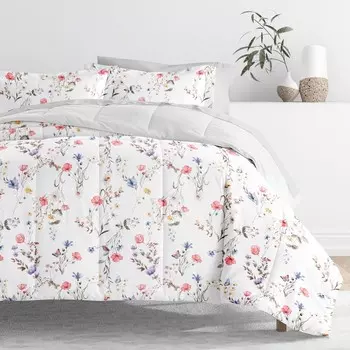 Комплект постельного белья, комплект одеял с мягким рисунком и комплект однотонного постельного белья ienjoy Home, цвет Pink