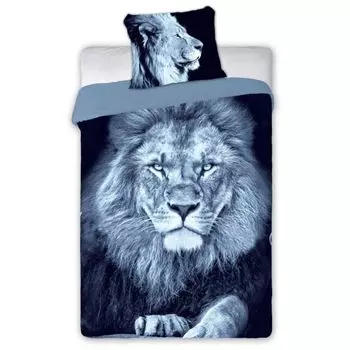 Комплект постельного белья Lion из 2 предметов 135-140х200 70х90 см 100% хлопок FARO