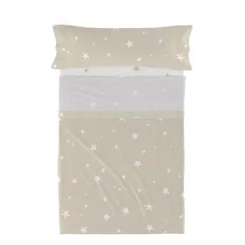 Комплект постельного белья «маленькая звездочка» Basic, бежевый