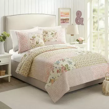 Комплект постельного белья Mary Jane Farm Sweet Blooms, розовый