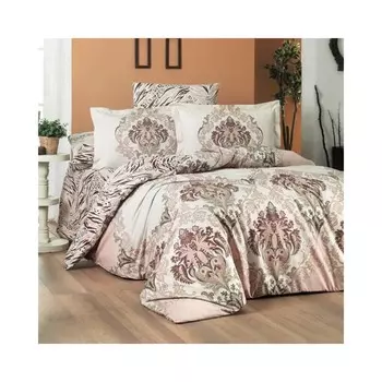Комплект постельного белья Maxstyle из атласа и поплина в стиле барокко