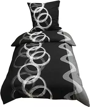 Комплект постельного белья микрофибра пододеяльник н 135х200 155х200 155х220 leonado vicenti, черный