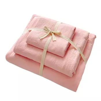 Комплект постельного белья Misu, INS ветровка плиссе - серая лента