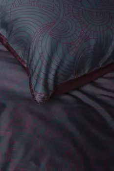 Комплект постельного белья MOOOI из хлопка Dodo цвет синий размер 135 х 200 см + 1 х 80 х 80 см