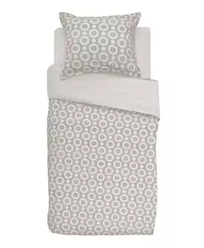 Комплект постельного белья MOOOI Umbrella Squid, цвет серебро, размер 135 х 200 см + 1 х 80 х 80 см