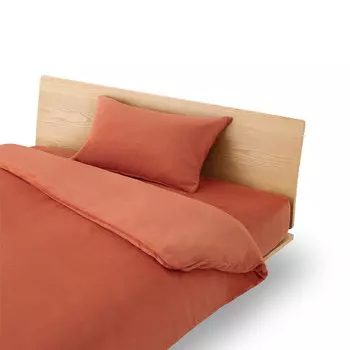 Комплект постельного белья Muji, темно-оранжевый