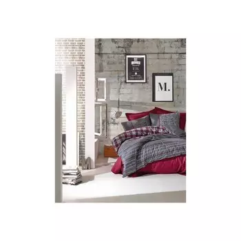 Комплект постельного белья мужских двойных пододеяльников Jonas Claret Red