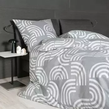 Комплект постельного белья Original Janine, серебряный