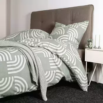 Комплект постельного белья Original Janine, зеленый