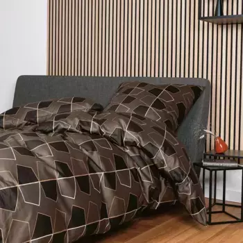 Комплект постельного белья Original Janine, коричневый