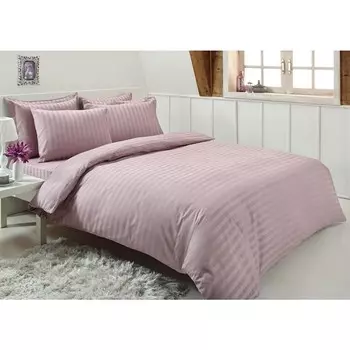 Комплект постельного белья Ozdilek из хлопкового атласа двойной линии Murdum