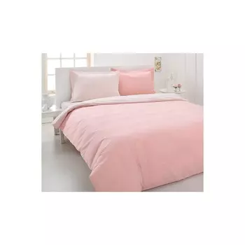 Комплект постельного белья OzdiLek Ranforce-Colourmix Powder Salmon