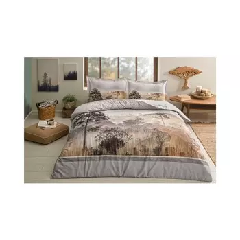 Комплект постельного белья Ozdilek Scenery, двойной, серый