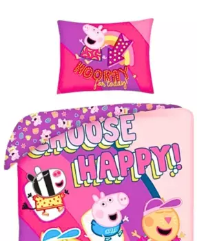 Комплект постельного белья Peppa Pig, цвет Bunt