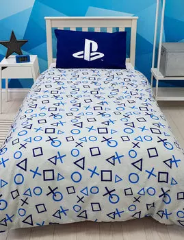 Комплект постельного белья PlayStation из смеси хлопка Marks & Spencer, мульти