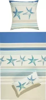 Комплект постельного белья REDBEST 200232 2-teilig, 135x1x200 см цвет blau-beige