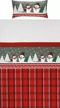 Комплект постельного белья REDBEST 206694 2-teilig, 155x1x220 см цвет rot-braun