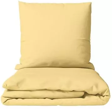 Комплект постельного белья Renforce 155х220 см 80х80 см бежевый однотонный 100% хлопок на молнии leonado vicenti