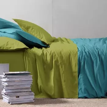 Комплект постельного белья Riviera, двуспальный, зеленый