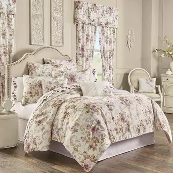 Комплект постельного белья с цветочным принтом Grey Barn Warwick King Gray Barn, разноцветный