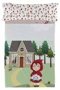 Комплект постельного белья с красной шапочкой Mr. Fox, мультколор