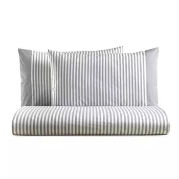 Комплект постельного белья с пододеяльником из чистого хлопка в полоску, окрашенного в пряже - Tif Lisola, односпальный