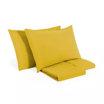 Комплект постельного белья с простынью из чистого хлопка StoneWashed без глажки - Сенна Lisola Stone