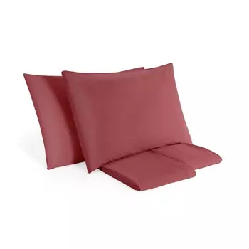 Комплект постельного белья с простынью из чистого хлопка StoneWashed без глажки - Сенна Lisola Stone, валенсия, полуторный