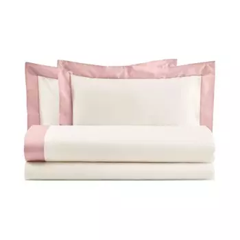 Комплект постельного белья с простынью с атласной каймой - Бриллиант Lisola