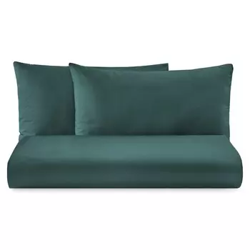 Комплект постельного белья с простынью из чистого хлопка однотонного цвета - Tortona Lisola Basic, районг, односпальный