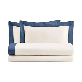 Комплект постельного белья с простынью с атласной каймой - Бриллиант Lisola, трещина, двуспальный