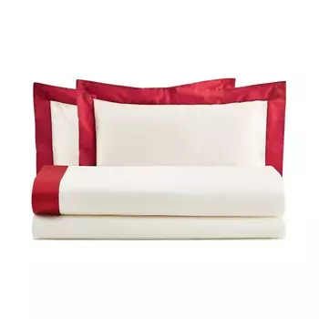 Комплект постельного белья с простынью с атласной каймой - Бриллиант Lisola, валенсия, односпальный