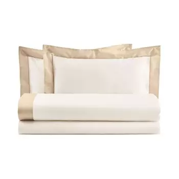 Комплект постельного белья с простынью с атласной каймой - Бриллиант Lisola