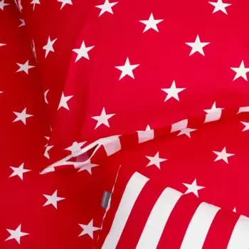 Комплект постельного белья Schiesser, красный