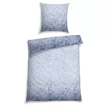 Комплект постельного белья Schiesserset Claire Renforc 2 шт., 135x1x200 см, синий