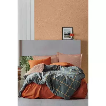 Комплект постельного белья современного двойного пододеяльника Stark Tarcin