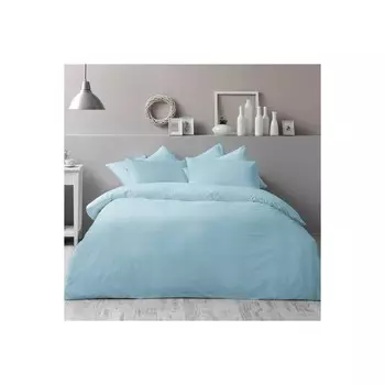 Комплект постельного белья Tac Basic Ranforce, бирюзовый