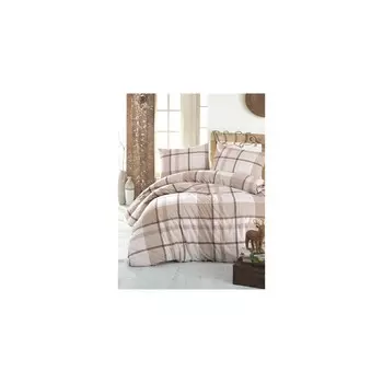 Комплект постельного белья Tac Crystal Ranforce - Sava Coffee