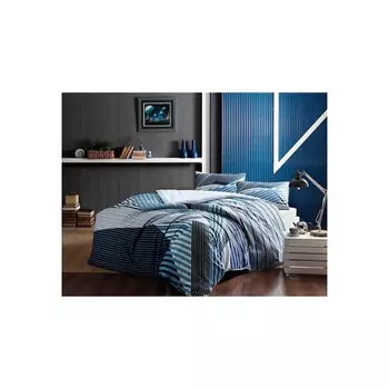 Комплект постельного белья Tac Double Ranforce Atlantis Blue
