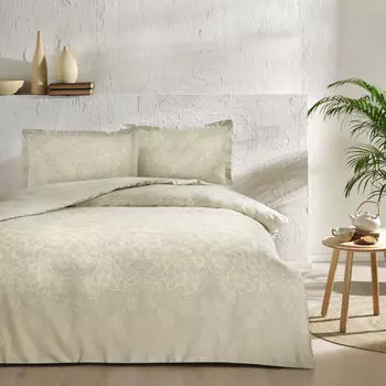 Комплект постельного белья Tac Herta Satin, бежевый