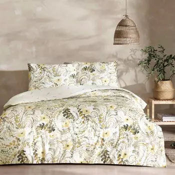 Комплект постельного белья Tac Monroe Ranforce, желтый