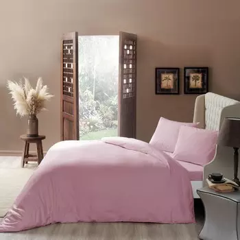 Комплект постельного белья Tac на каждый день, двойная пыльная роза