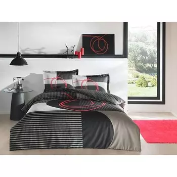 Комплект постельного белья Tac Pandora, коричневый